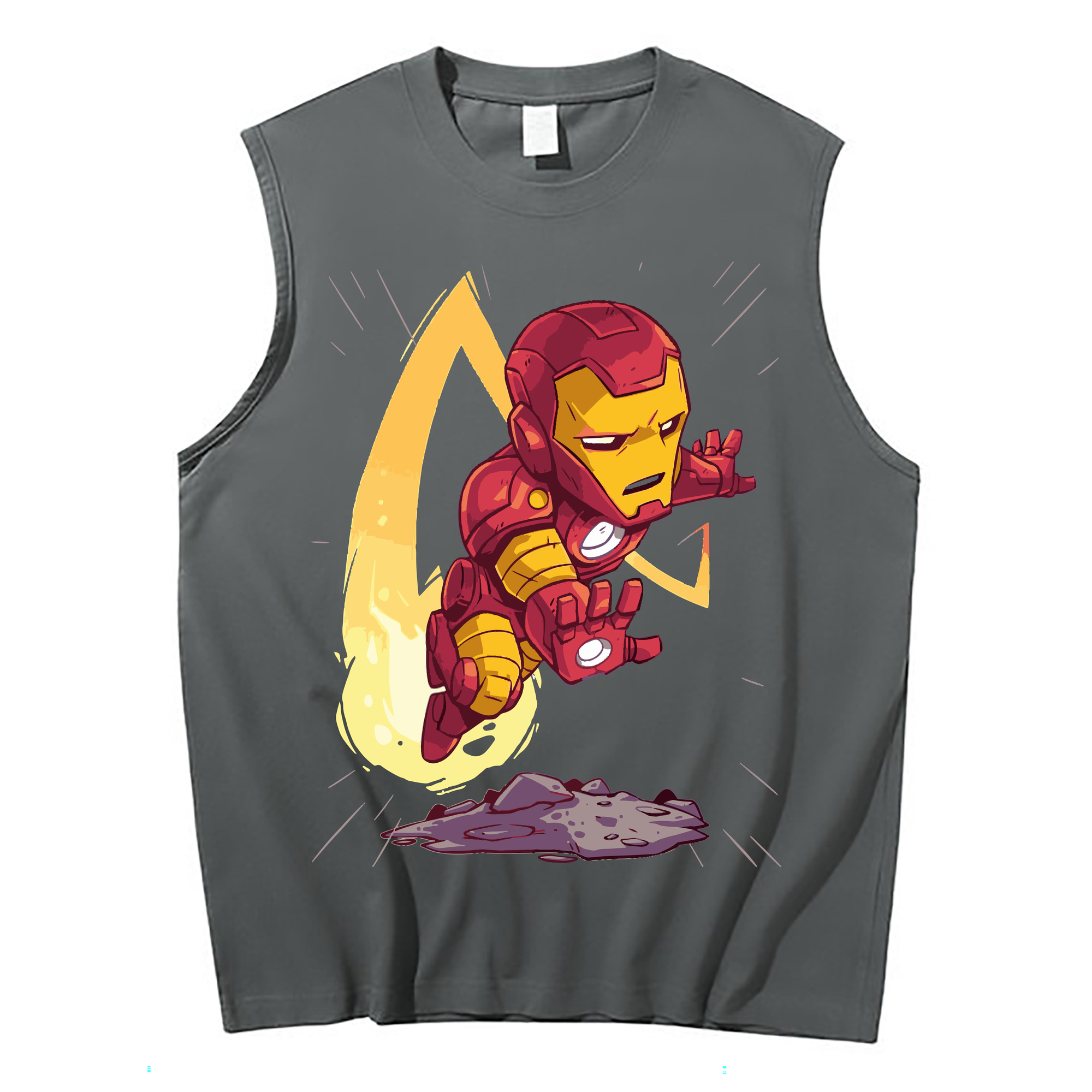 （画像用） アベンジャーズ The Avengers コットン100％タンクトップ（フロントプリント）